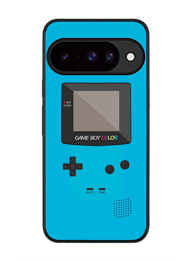 For Google Pixel 10 Case,Slim fit Camera Protection, Shockproof Thin Phone cover  - Gameboy Color - Blue